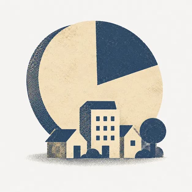 Local budget view showing a city's spending by department